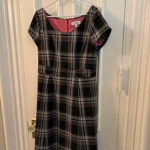 Isaac Mizrahi plaid dress